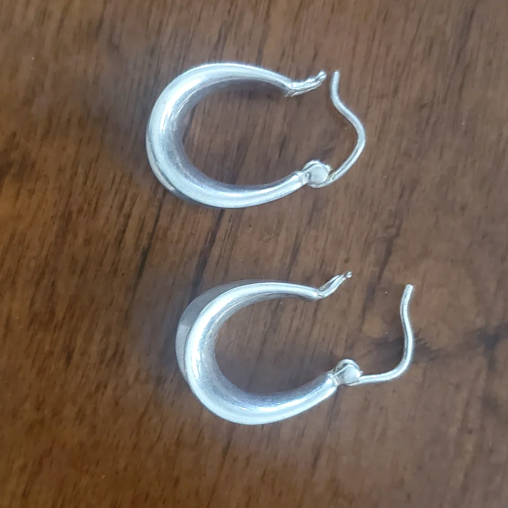 No.925 Sterling Silver VINTAGE Earrings Womens - Picture 5 of 9